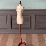 アンティークトルソー高さ約25cm：1/6ドールハウス：即納