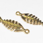 魚の骨チャーム　ローズゴールド　6個セット♪ 