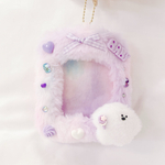 宇宙人くんのふわふわトレカケースinピンク