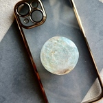 スマホグリップ　01 ニュアンス　オーロラブルー　粘着式　落下防止