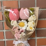 【特別価格！】編み物　枯れない花束　毛糸のお花　ウールフラワー