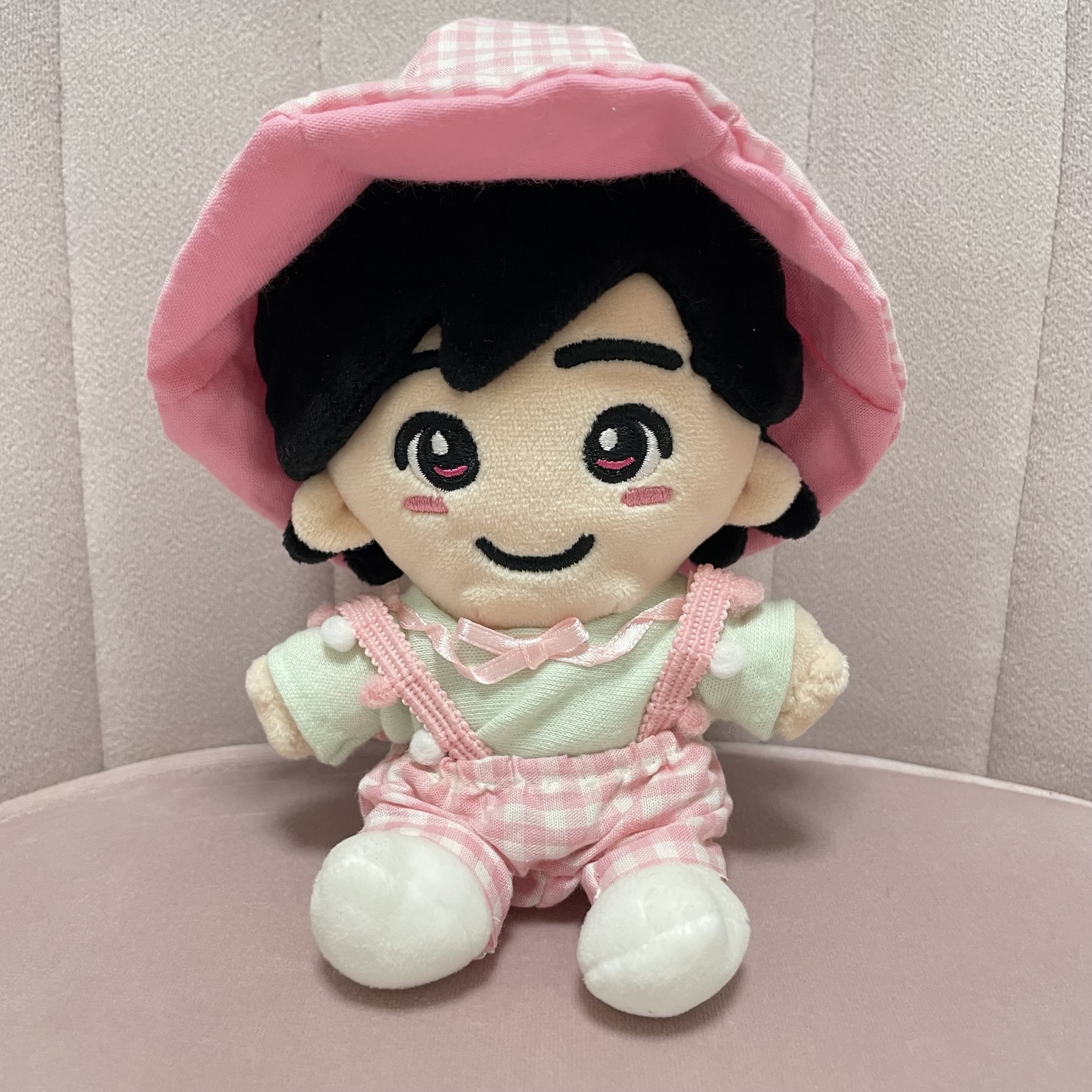 ☆ちびぬい☆服☆マシュマロルームウェアモコモコセットアップ☆グレーなにわ男子☆ ☆ちびぬい☆服☆マシュマロルームウェアモコモコセットアップ