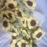 ひまわりフラワーブーケブランケット🌻