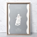 ハロウィンポスター｜足形｜Halloween poster ｜ハロウィン ｜ A4