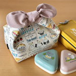 - ̗̀ 保冷保温  ̖́-  ＊丸いリボンのお弁当袋＊お弁当レシピ アイボリー