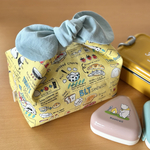 - ̗̀ 保冷保温  ̖́-  ＊丸いリボンのお弁当袋＊お弁当レシピ イエロー