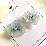 紫陽花ピアス