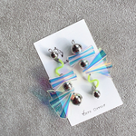 お水入り♡シャボン玉×サクラ /ピアス イヤリング