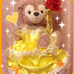 プリンセスイエローフリルエプロンワンピースドレスコスチューム♪シェリーメイポーチサイズ用