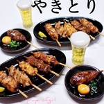 焼き鳥屋さんで冷えたビール