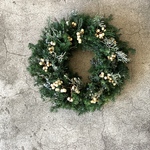 ★ウィンターリース★クリスマスリース★グリーンホワイト