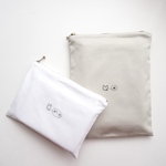 本好きさんのための可愛いブックポーチ｜くま、うさぎの吹き出し刺繍  ￤ブックカバー ￤手帳・文具・小物 