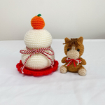 2026.午年編みぐるみセット① お馬さんブラウン