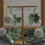 clover bouquet short -smoky green-