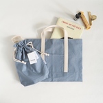 2024年度限定カラー　帆布生地の　くすみカラー　入園入学セット　dark  chocolate