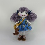 ブルードレスのドールチャーム