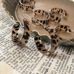 レオパードフープインポートピアスペア♡