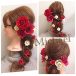 バラのヘッドドレス✾