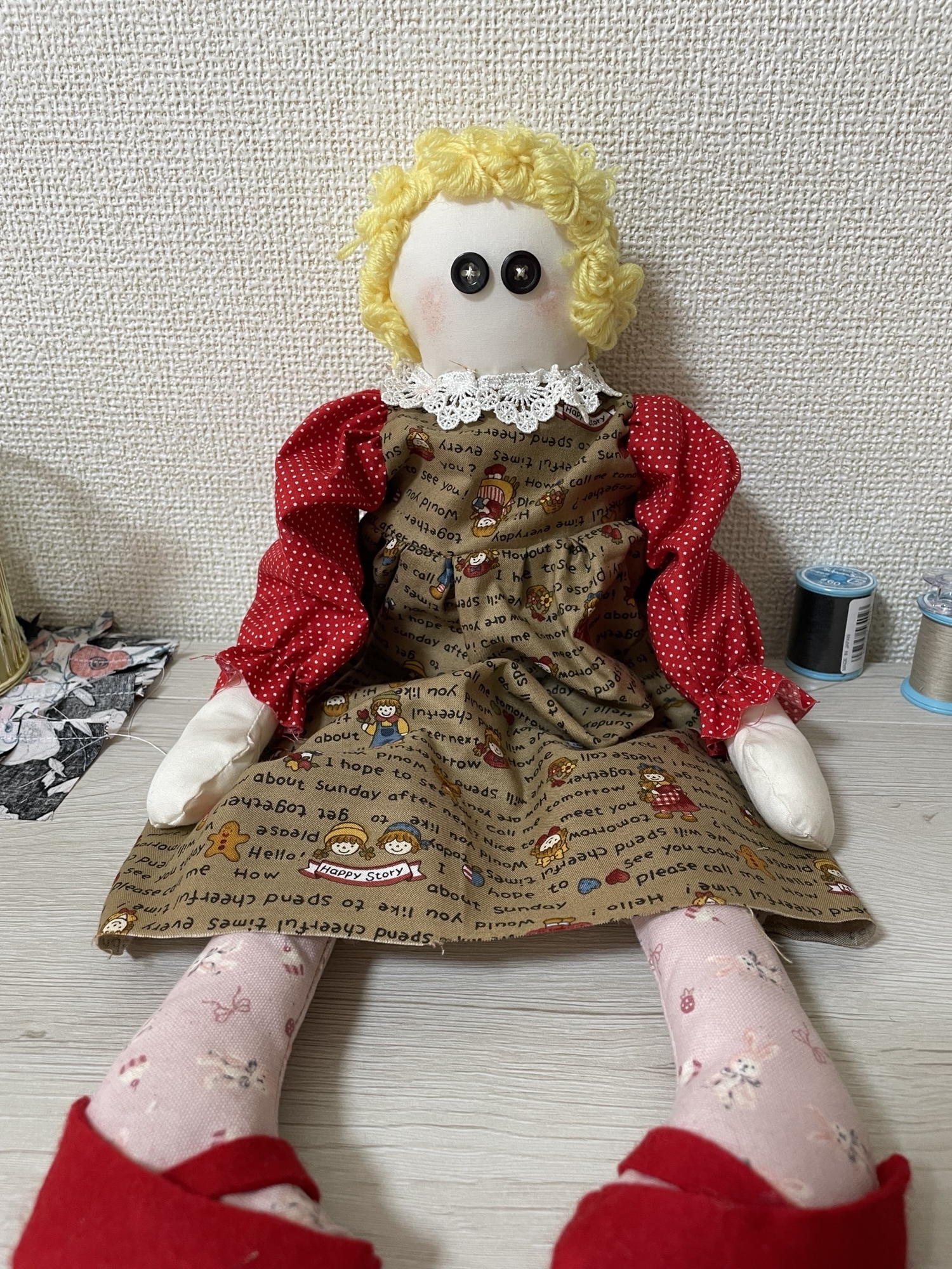 みえりん♥さん専用　6点　ドールチャーム　ハンドメイド　カントリードール みえりん♥さん専用 6点 ドールチャーム ハンドメイド