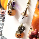 ハロウィン🎃　アシンメトリーピアス　イヤリング　☆☆アレルギー対応致します☆☆