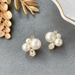 ナチュラル/《mini》上品なシンプルパールピアス/イヤリング＜結婚式 七五三 卒業式 入学式 フォーマル【金属アレルギー対応】