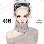 original sticker « no.6879 »     //     人物ステッカー オリジナルステッカー オリジナル人物ステッカー ステッカー cotton melody 
