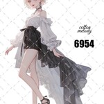 original sticker « no.6954 »     //     人物ステッカー オリジナルステッカー オリジナル人物ステッカー ステッカー cotton melody 
