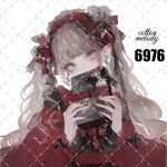 original sticker « no.6976 »     //     人物ステッカー オリジナルステッカー オリジナル人物ステッカー ステッカー cotton melody 
