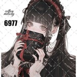 original sticker « no.6977 »     //     人物ステッカー オリジナルステッカー オリジナル人物ステッカー ステッカー cotton melody 