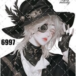 original sticker « no.6997 »     //     人物ステッカー オリジナルステッカー オリジナル人物ステッカー ステッカー cotton melody 