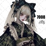 original sticker « no.7008 »     //     人物ステッカー オリジナルステッカー オリジナル人物ステッカー ステッカー cotton melody 