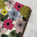 大きな花柄　ピンク