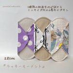 【お試し】3種類の肌面素材が試せるミニサイズ　防水6層布ナプキン3枚セット