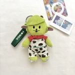 【送料無料】メメルのサロペット ダルメシアン柄 ハンドメイド ぬい服 メメル服 ミセスグリーンアップル