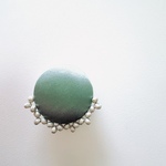 brooch M【green tea latte】