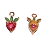 【2個】いちご🍓チャーム　フルーツチャーム