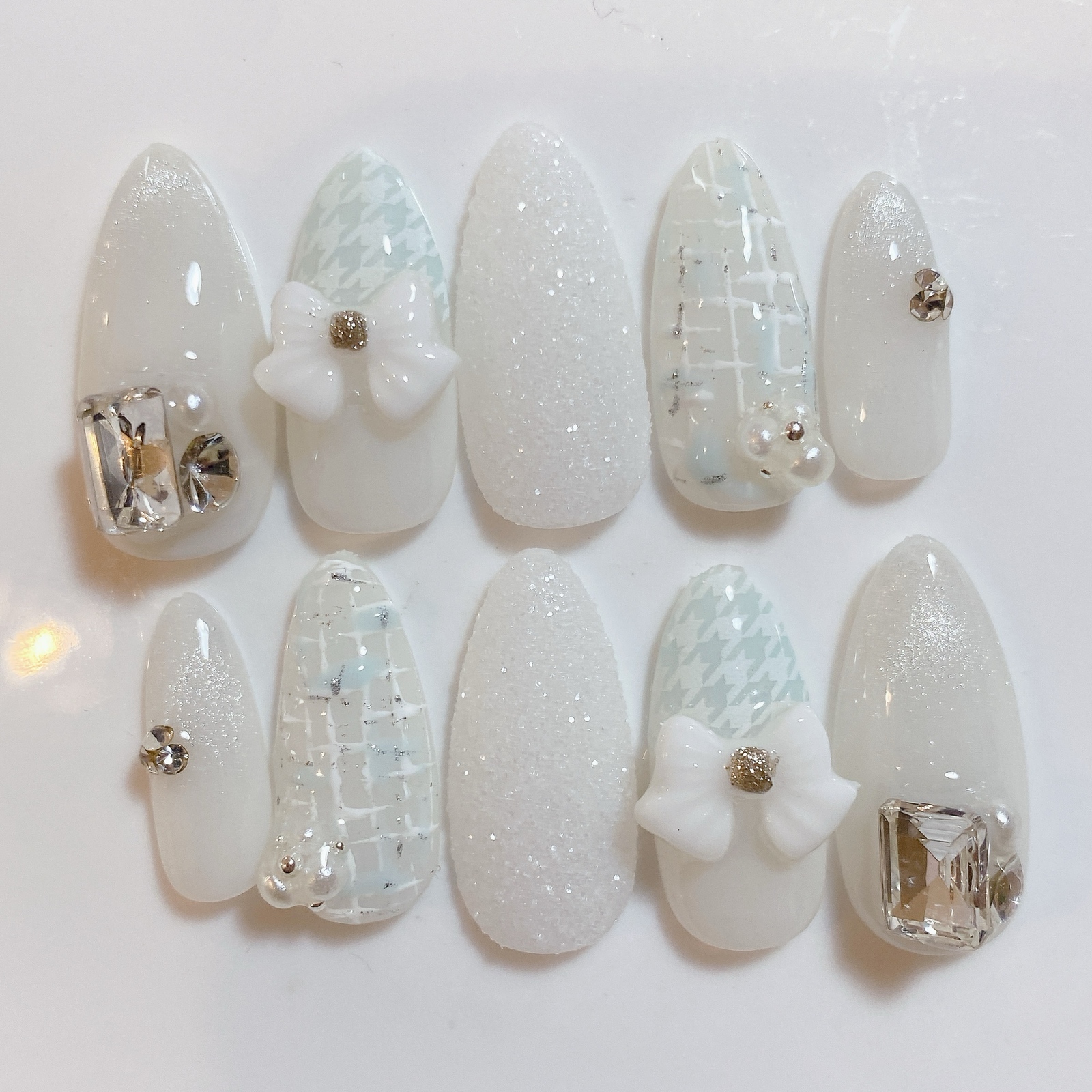 ネイルチップオーダー チークネイル ピクシーネイル 水色 ネイルチップオーダー チークネイル ピクシーネイル 水色 現品\u2044標準