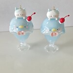 たかにゃ×タカペンかき氷（左）🍧