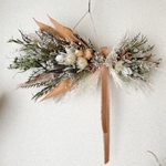 横長スワッグ　ドライフラワー　スワッグ　秋　ハロウィン