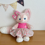 リーナベル、ステラルー、クッキーアンＳサイズぬいぐるみ服　ワンピース・リボンセット　送料無料