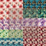 〜Alcohol Ink Flower 〜  A4 デザインペーパー 4種(8柄) 各20枚 計80枚