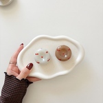 new【Cherry grip】　スマホグリップ　さくらんぼ　淡色　スマホケース