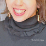 アシンメトリー✴︎シンプルフープイヤリング