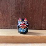 置物「招き猫 だるま食い」