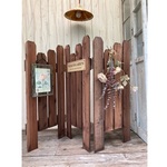 段違いパーテーション三つ折れショート　　H213