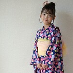[新作]　2way浴衣3点セット　桃色うさぎ