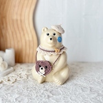 しろくま貯金箱 くま🐻セット ベージュ
