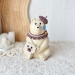 しろくま貯金箱 くま🐻セット ブラウン