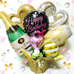 お誕生日プレゼント♬お祝いに❤︎シャンパンアレンジ＊バルーンギフト＊送料無料