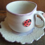 *下永久美子*テントウムシコーヒーカップ